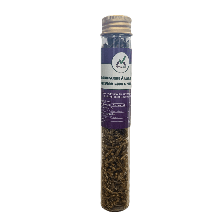 Nimavert - Garlic parsley mealworms tube - 21bites