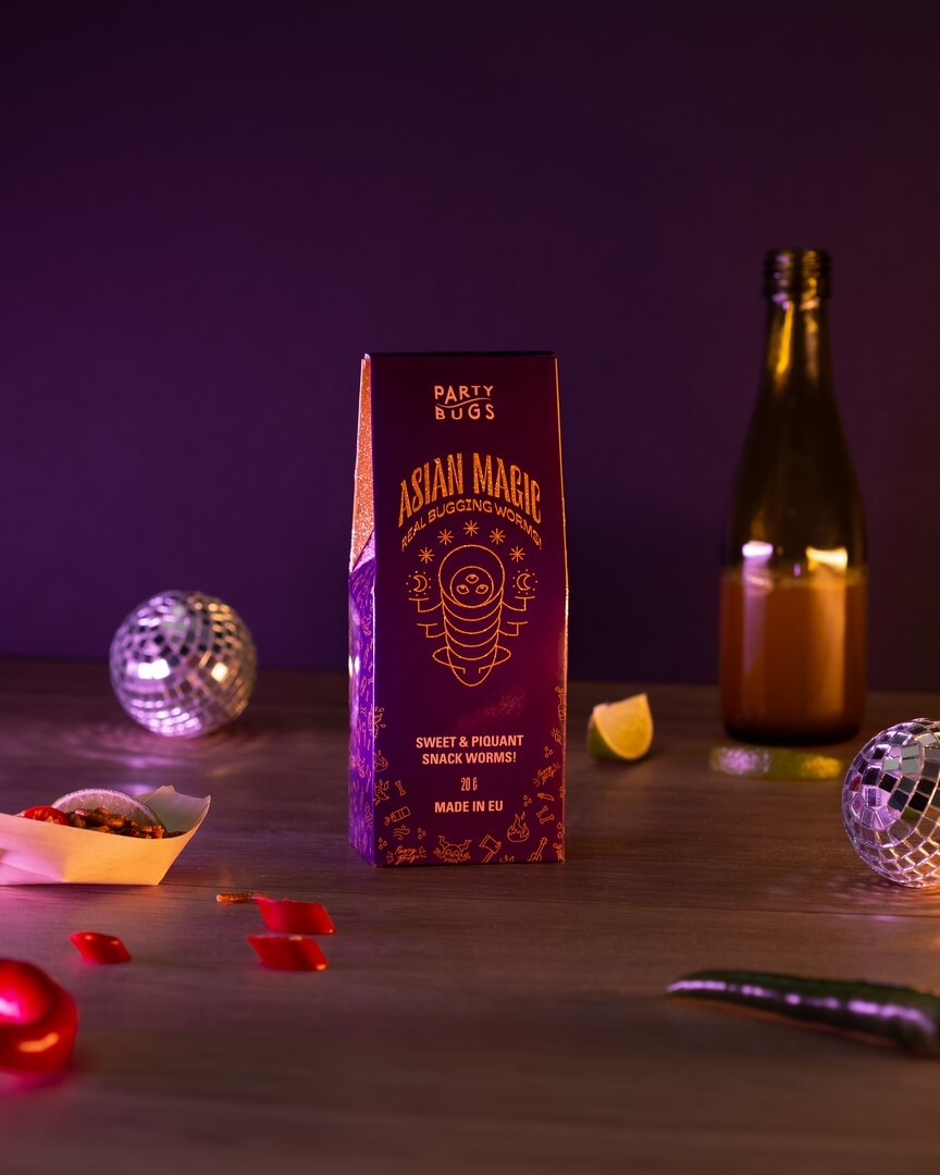 Party Bugs - Mealworms Asian Magic - 21bites