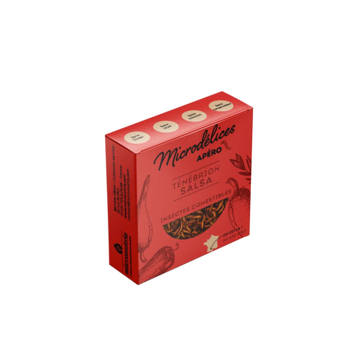 Micronutris - Apero Tenebrio Salsa - 21bites