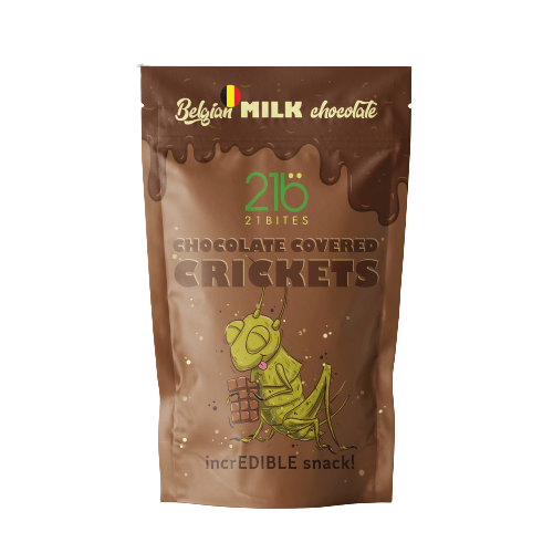 21bites - Milk chocolate covered crickets