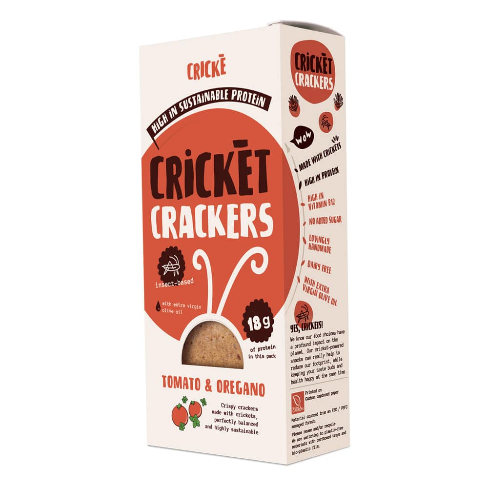 Crickè - Red tomato & Oregan cricket crackers