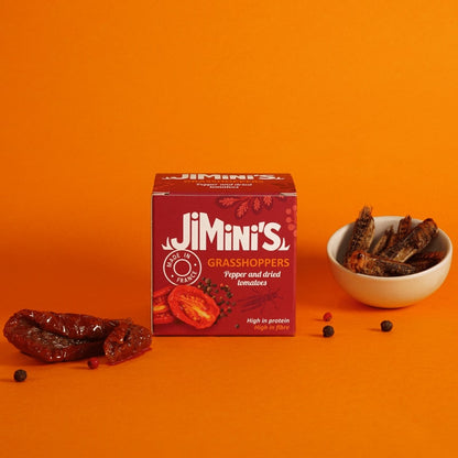 Jimini's - Grasshoppers Dried Tomato and Pepper - 21bites