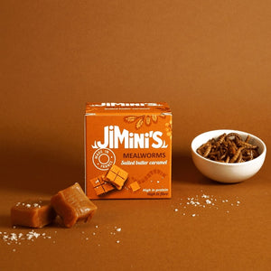 Jimini's - Mealworms Salted butter & caramel