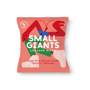 Small Giants - Red tomato & Oregano cricket crackers